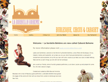 Tablet Screenshot of labordelloboheme.com
